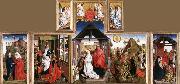 unknow artist Nativity Triptych France oil painting artist